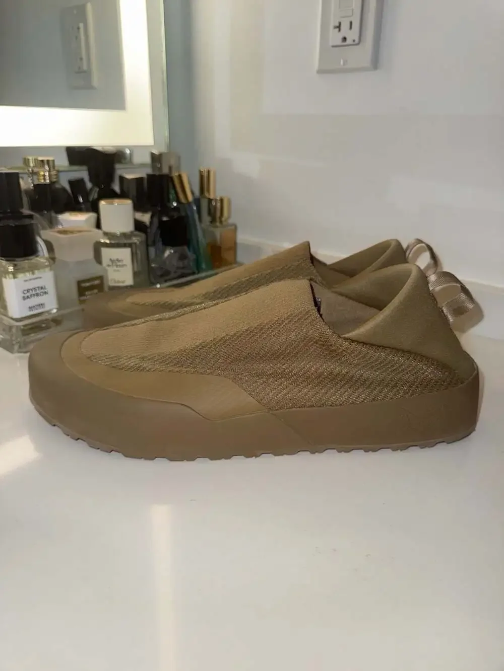 Arc'teryx Kragg Canvas Slip-On Shoes Beige Men's